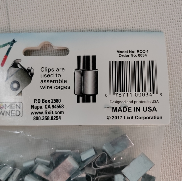 Cage wire clips for small animals - Picture 4 of 9